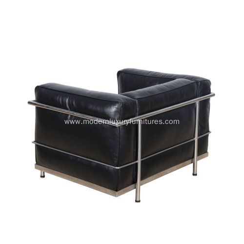 LC3 Grand Modele Leather Single Sofa